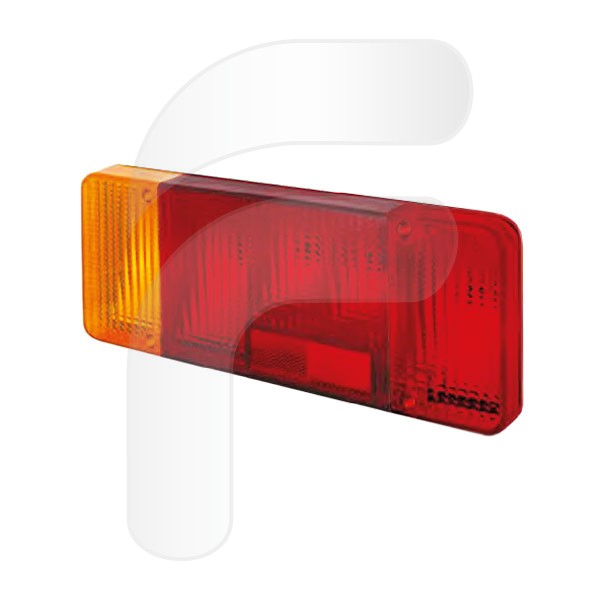 REAR LAMPS LENS WITHOUT TRIANGLE IVECO LEFT